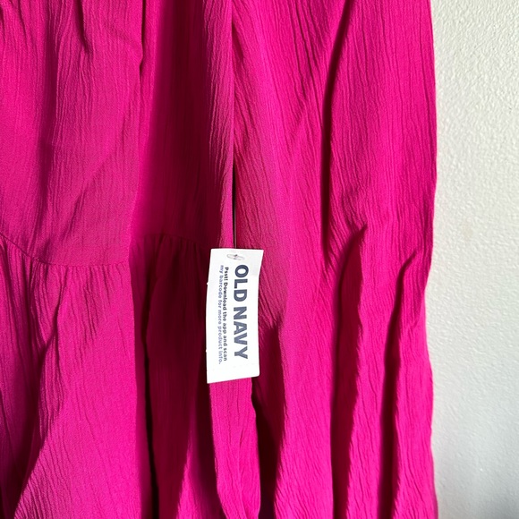 Old Navy Pink V-Neck Blouse - Picture 6 of 6
